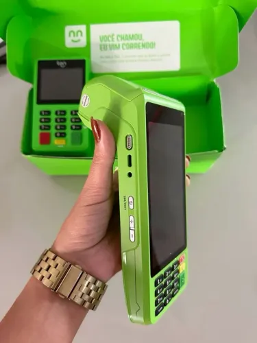 Maquininha de cartão ton t3 smart mega + nunca usada