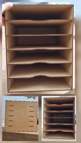 Organizador Papel A4 em MDF