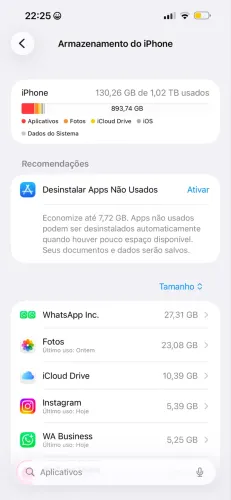 iPhone 14 Pro Max 1 tb memória