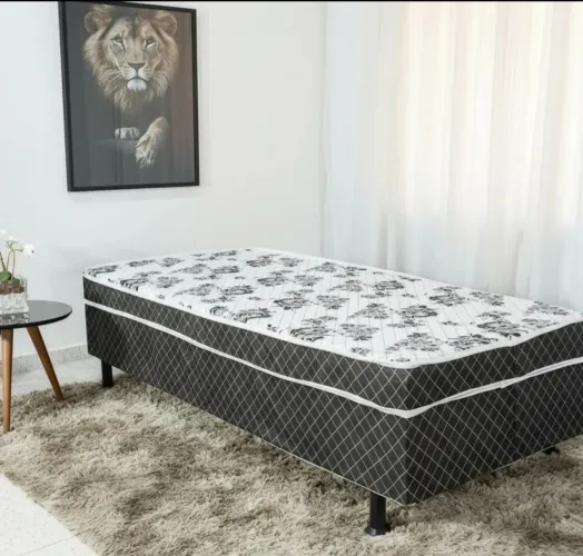 Cama Solteiro Box (Frete Grátis Para Alguns Lugares)