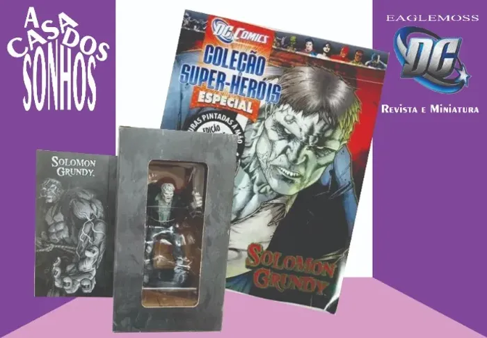 Coleçao de Miniaturas Eaglemoss DC Solomon Grundy - Especial