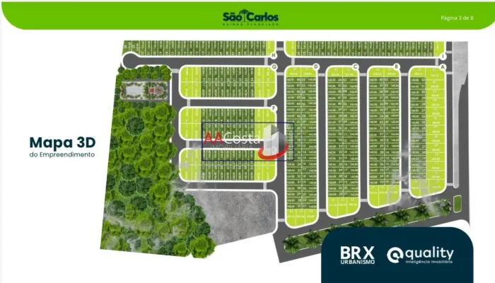 Terreno para venda - SAO CARLOS em Franca - SP