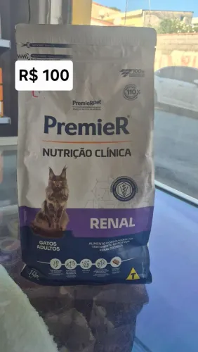 Ração Premier Nutrição Clínica Renal Gatos Adultos 1,5 kg - Novo