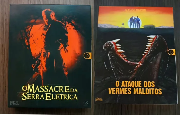 O ataque dos vermes malditos + o massacre da serra elétrica (obras primas)