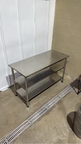 Bancada inox industrial Pesada e robusta