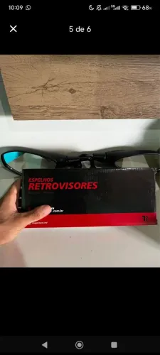 Retrovisor haste rebaixada lente convexa, modelo f800.