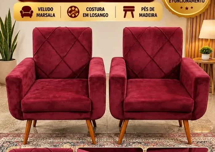 POLTRONAS RETRÔ ? PAR