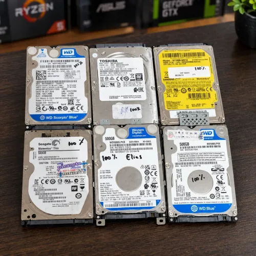 HDs 500GB SATA 2.5" - Saúde 100%