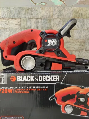 Lixadeira de Cinta 720W, 3" x 21", Profissional, 127V