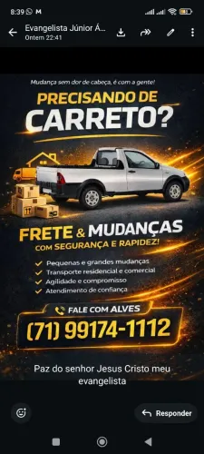Carreto com segurança 