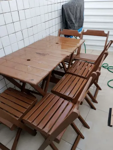 Vende 2 mesa e 6 cadeiras e vai de brinde uma fruteira!!