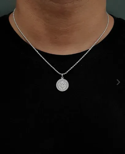 Corrente + pingente sao bento masculina