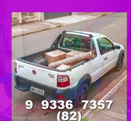 Frete em Maceió, Ponta Verde, Jaraguá e Centro! Transporte rápido e seguro!