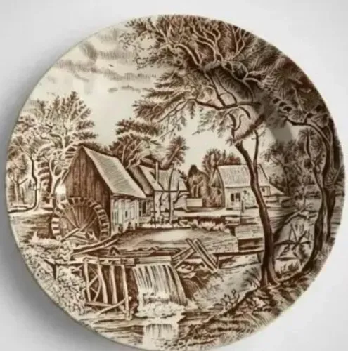 Prato em Porcelana/Faiança Inglesa
