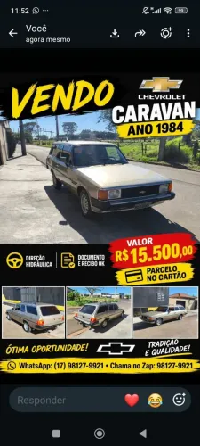 Chevrolet Caravan Comodoro 4.1/2.5 1984