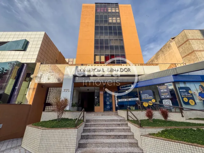 Sala para alugar no Ed Comercial Senador na região central de Londrina com 2 salas.
