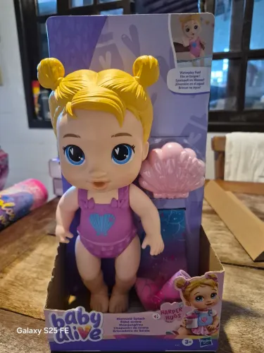 Boneca Baby alive Brincando de sereia Nova
