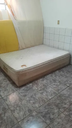 Cama box acoplada com molas