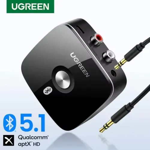Adaptador De Audio Ugreen Bluetooth 5.1 P2 3.5mm E 2rca CM106 40759