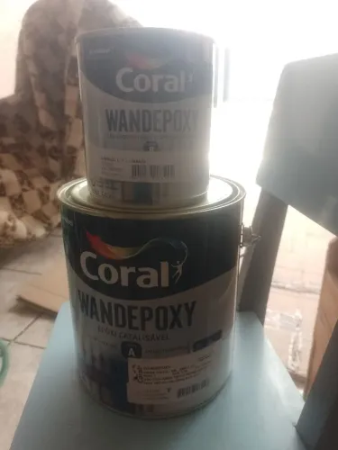 Coral Epóxi para cerâmicas com catalizador