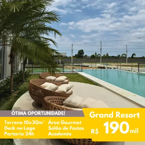 FIT - Venda - Terreno - Grand Resort - 10x20 - Lazer Completo