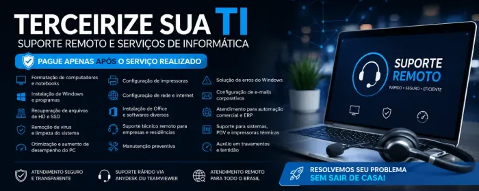 HelpDesk? SUPORTE REMOTO E SERVIÇOS DE INFORMÁTICA 