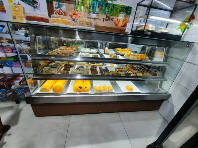 Vitrine de doces . Para padaria