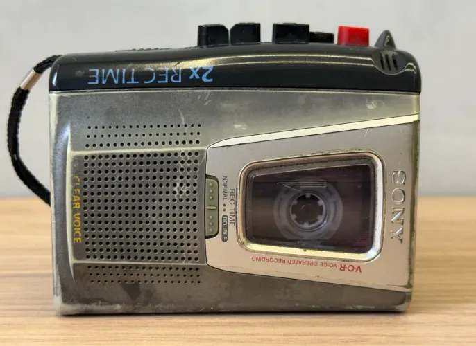 Gravador Cassete Sony TCM-20DV - Vintage 