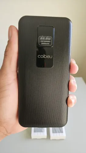 Power Bank 20000mAh com Display Digital