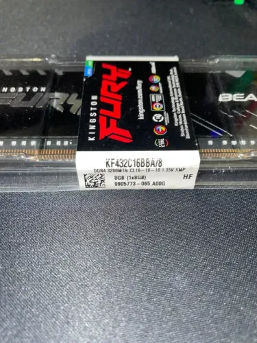 Memoria RAM para PC DDR4 Fury Beast 8GB 3200MHz Kingston - KF432C16BB/8