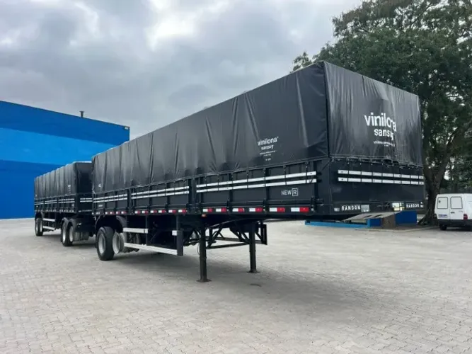 Carreta Rodotrem Graneleiro randon Bitrem 9 eixo 2023/24 Preto