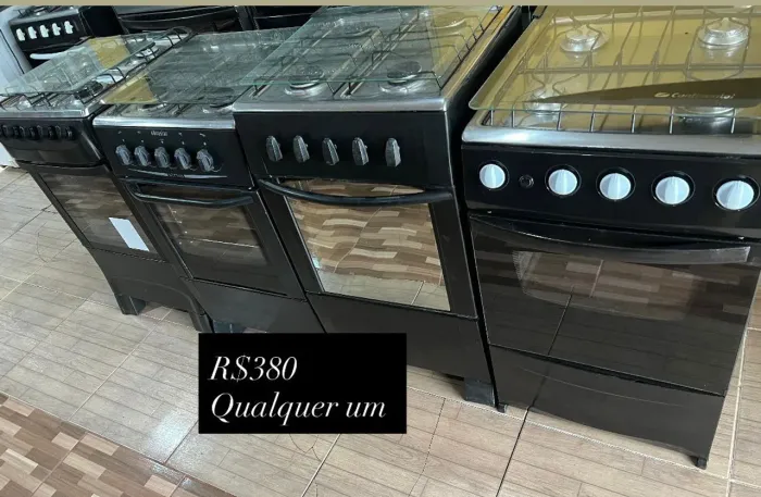 Qualquer fogão por 380 reais
