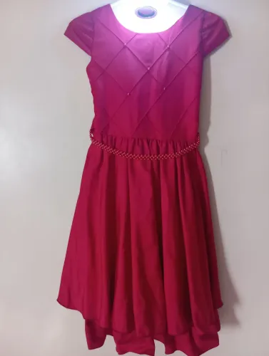 Vestido vermelho infantil de Festa