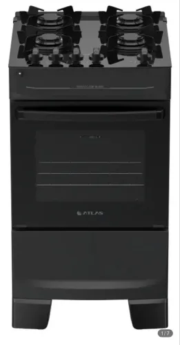 Vendo Fogão 4 Bocas Atlas Mônaco Top Glass Automático (Novo, nunca usado)