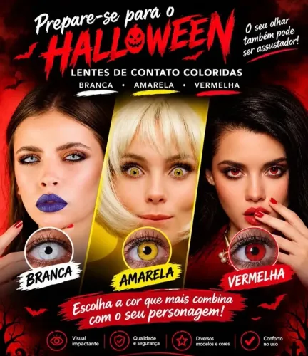 Halloween lentes fantasia