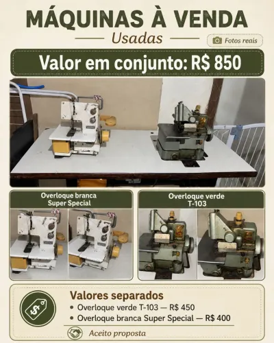 Maquinas Overlock
