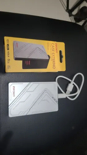 HD externo 1TB 3.1 cabo USB tipo C