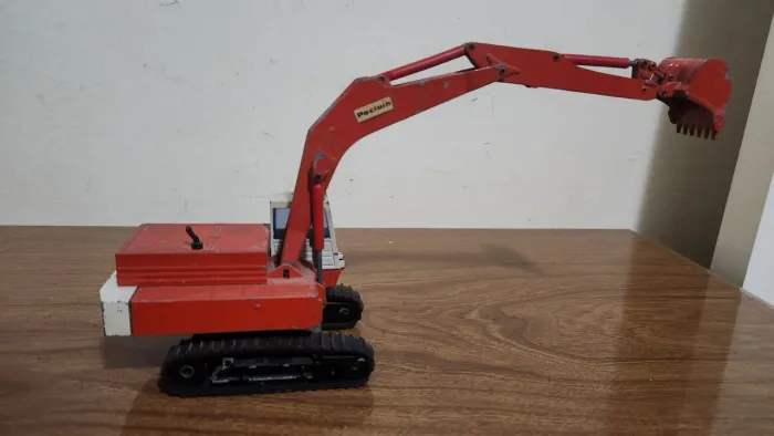 Miniatura Carrinho Escavadeira Gescha Poclain Escala 1/50 Diecast