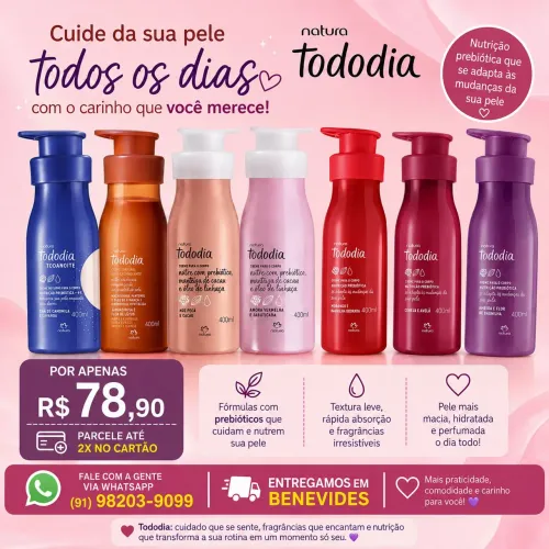 Hidratantes Natura