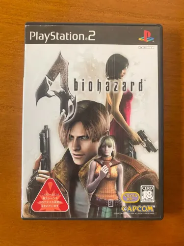 Resident Evil 4 PS2 mídia japonesa