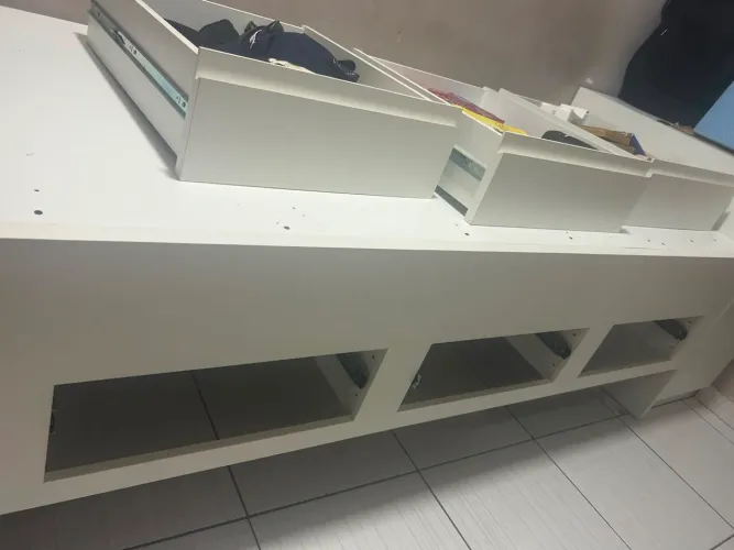 Cama solteiro dupla
