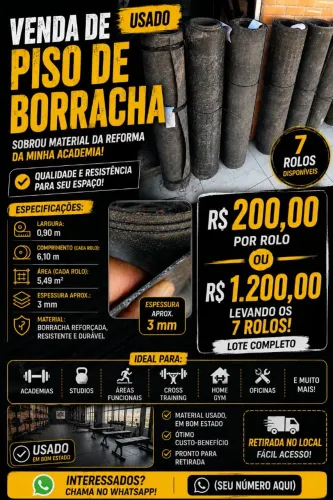 Piso borracha