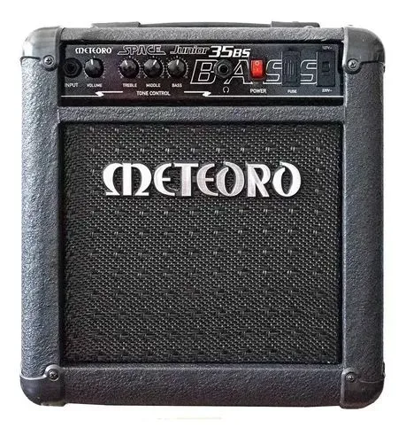 Cubo Amplificador Space 35 Jr Meteoro 35w Rms Contra Baixo Preto