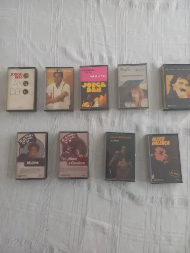 Fitas K7 MPB Originais LEIA!