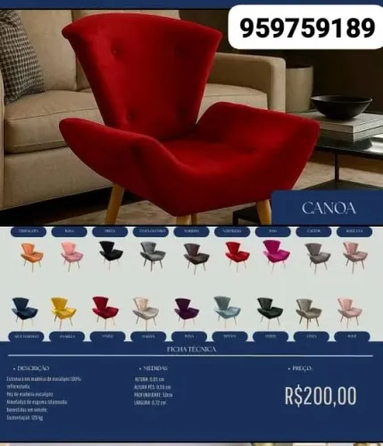 Poltronas Canoa 