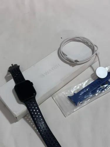 Apple Watch Series 7 45mm Conservado - OLX Pay - Preto - Faço Troca e Parcelo 18x
