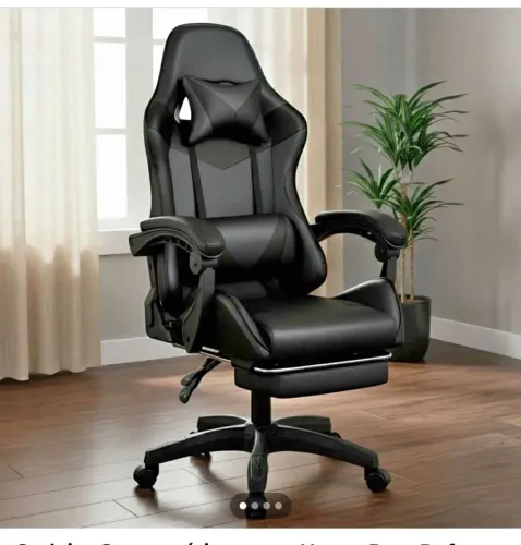Cadeira Gamer Reclinável Giratória (peq. Def.)