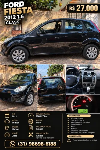 Ford Fiesta 1.6 8V Flex/class 1.6 8V Flex 5P 2013