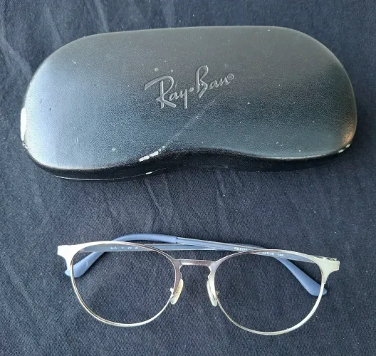 Óculos Ray-Ban 6375 - Aço Escovado - Tamanho 53