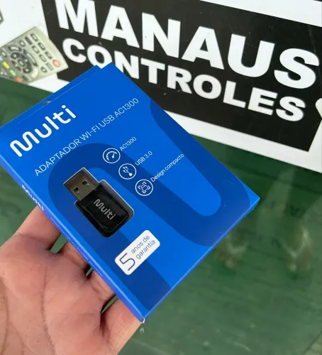 Adaptador WIFi 5G 1300 Megas DualBand Windows / Mac 